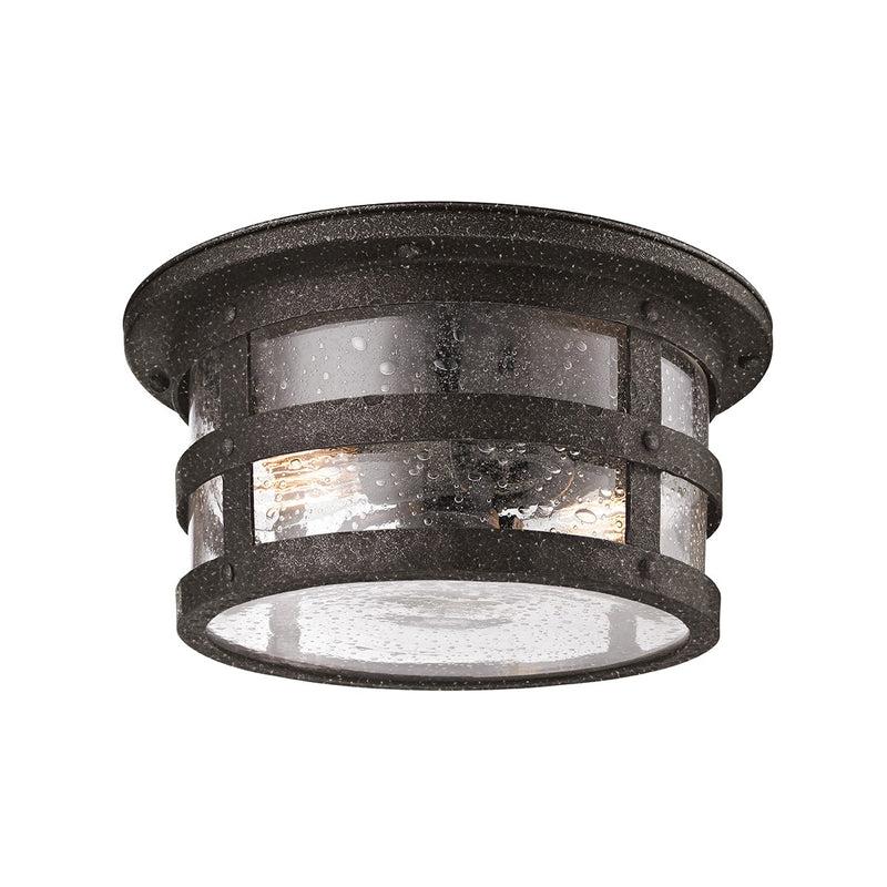 Troy Lighting - C3310-APW - Two Light Flush Mount - Barbosa - Aged Pewter