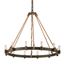 Troy Lighting - F3126 - 12 Light Chandelier - Pike Place - Shipyard Bronze