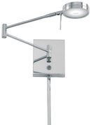 George Kovacs - P4308-077 - LED Swing Arm Wall Lamp - George's Reading Room - Chrome