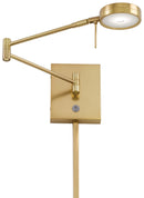 LED Swing Arm Wall Lamp<br /><span style="color:#4AB0CE;">Entrega: 4-10 dias en USA</span><br /><span style="color:#4AB0CE;font-size:60%;">PREGUNTE POR ENTREGA EN PANAMA</span><br />Collection: George's Reading Room<br />Finish: Honey Gold