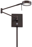 George Kovacs - P4308-647 - LED Swing Arm Wall Lamp - George's Reading Room - Copper Bronze Patina