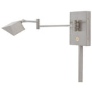 George Kovacs - P4318-084 - LED Swing Arm Wall Lamp - George's Reading Room - Brushed Nickel