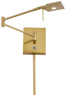 George Kovacs - P4318-248 - LED Swing Arm Wall Lamp - George's Reading Room - Honey Gold