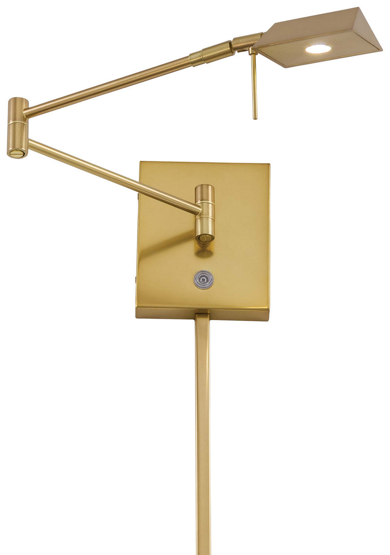 George Kovacs - P4318-248 - LED Swing Arm Wall Lamp - George's Reading Room - Honey Gold