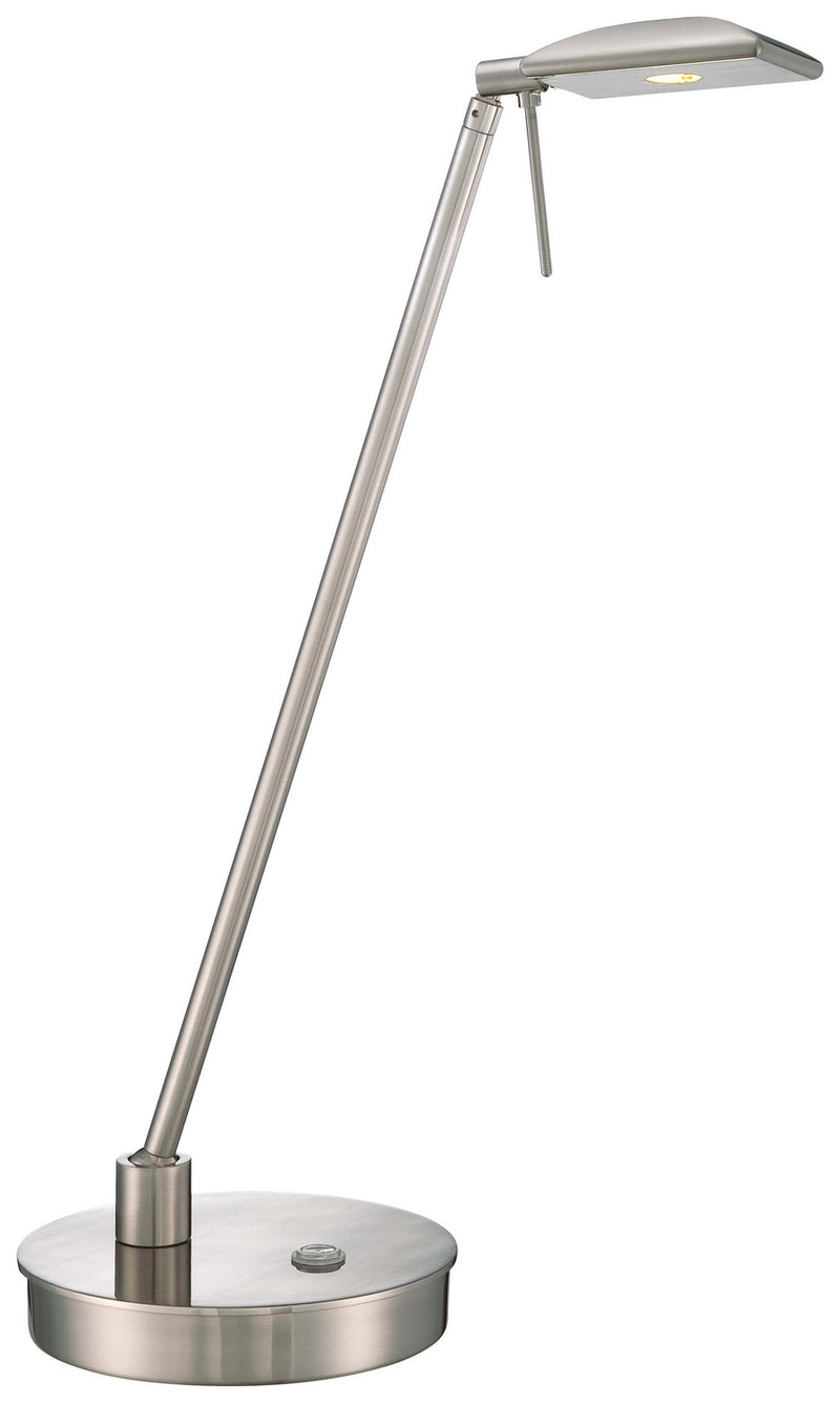 George Kovacs - P4326-084 - LED Table Lamp - George's Reading Room - Brushed Nickel
