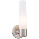 George Kovacs - P5041-144 - One Light Wall Sconce - Saber - Brushed Stainless Steel