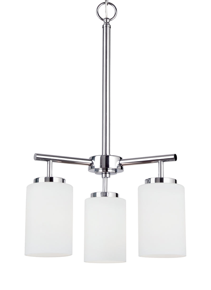 Generation Lighting - 31160-05 - Three Light Chandelier - Oslo - Chrome