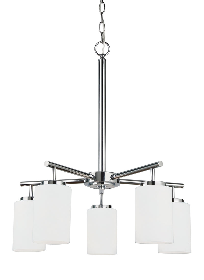 Generation Lighting - 31161-05 - Five Light Chandelier - Oslo - Chrome