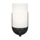 Generation Lighting - 41160-112 - One Light Wall / Bath Sconce - Oslo - Midnight Black