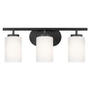 Generation Lighting - 41162-112 - Three Light Wall / Bath - Oslo - Midnight Black