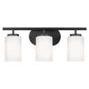 Generation Lighting - 41162-112 - Three Light Wall / Bath - Oslo - Midnight Black