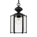 Generation Lighting - 6008-12 - One Light Outdoor Semi-Flush Convertible Pendant - Classico - Black