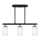 Generation Lighting - 66160-112 - Three Light Island Pendant - Oslo - Midnight Black