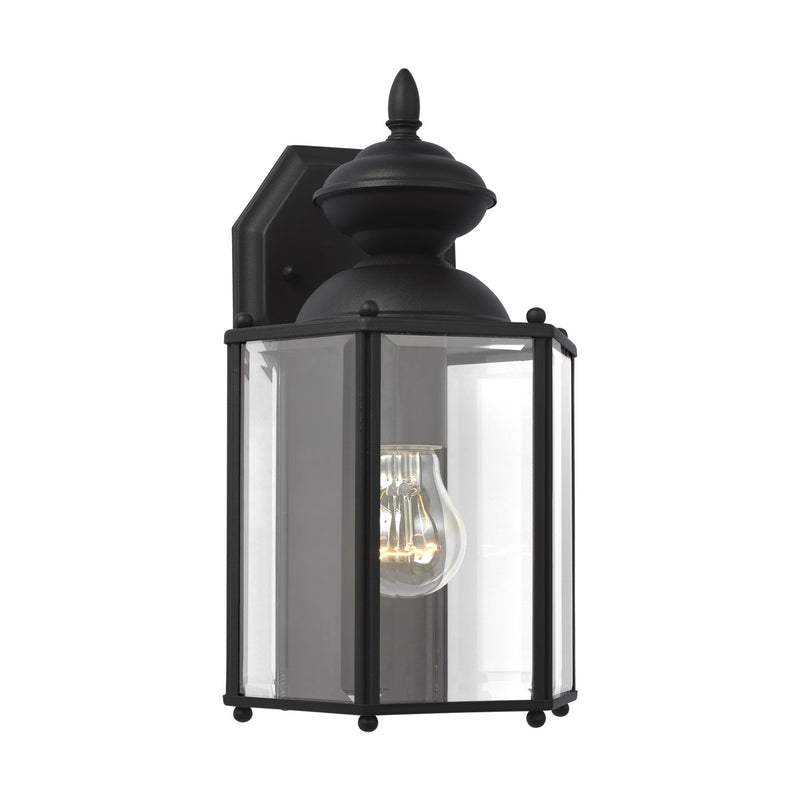 Generation Lighting. - 8509-12 - One Light Outdoor Wall Lantern - Classico - Black