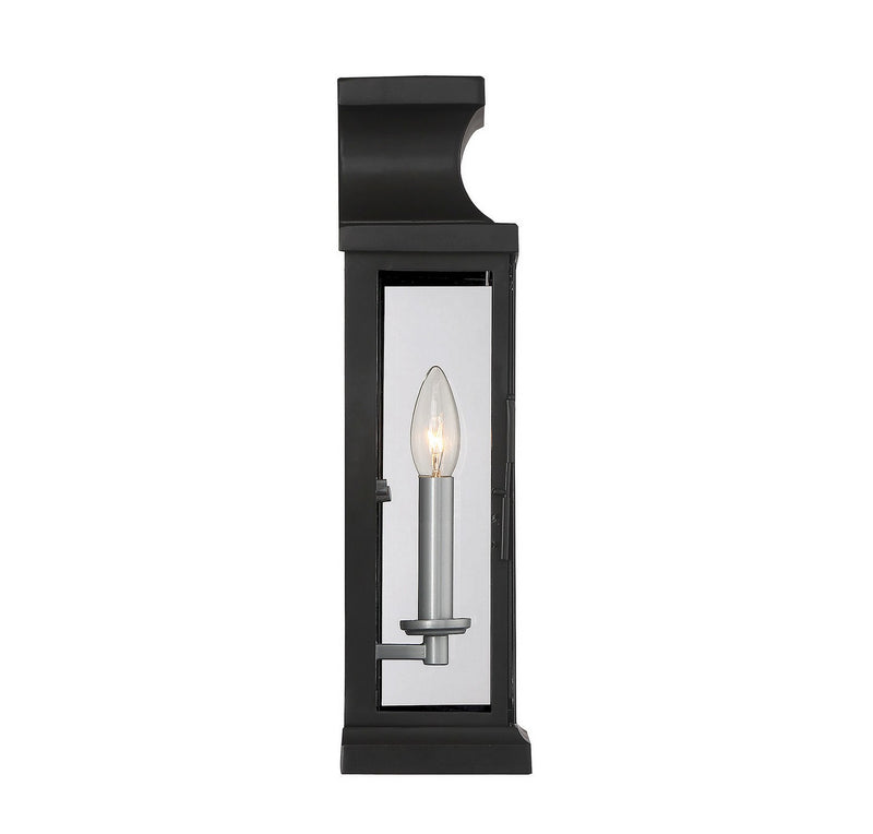 One Light Wall Mount<br /><span style="color:#4AB0CE;">Entrega: 4-10 dias en USA</span><br /><span style="color:#4AB0CE;font-size:60%;">PREGUNTE POR ENTREGA EN PANAMA</span><br />Collection: Brooke<br />Finish: Black