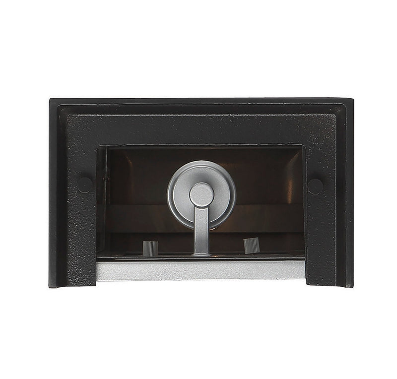 One Light Wall Mount<br /><span style="color:#4AB0CE;">Entrega: 4-10 dias en USA</span><br /><span style="color:#4AB0CE;font-size:60%;">PREGUNTE POR ENTREGA EN PANAMA</span><br />Collection: Brooke<br />Finish: Black