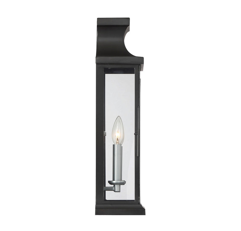 Two Light Wall Lantern<br /><span style="color:#4AB0CE;">Entrega: 4-10 dias en USA</span><br /><span style="color:#4AB0CE;font-size:60%;">PREGUNTE POR ENTREGA EN PANAMA</span><br />Collection: Brooke<br />Finish: Black