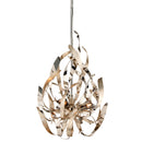 Corbett Lighting - 154-43-SL/SS - Three Light Pendant - Graffiti - Silver Leaf Polished Stainless