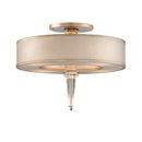 Corbett Lighting - 166-34-WSL/SS - LED Semi Flush Mount - Harlow - Warm Silver Leaf