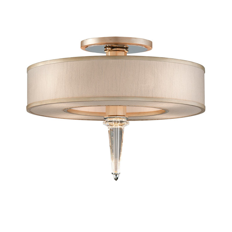 Corbett Lighting - 166-34-WSL/SS - LED Semi Flush Mount - Harlow - Warm Silver Leaf