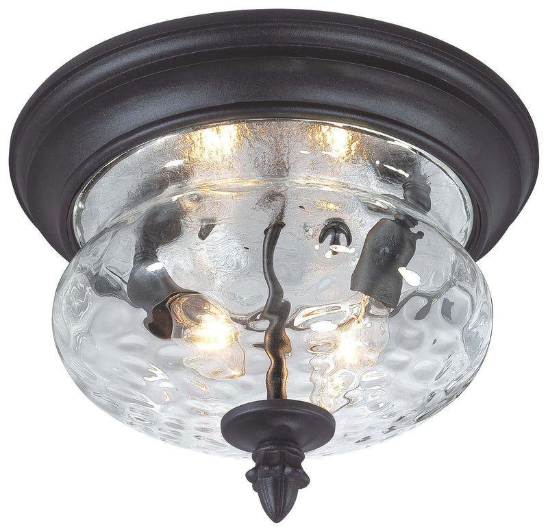 Minka-Lavery - 9909-1-66 - Two Light Flush Mount - Ardmore - Black