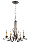 Kalco - 5108VI - Five Light Chandelier - Keller - Vintage Iron