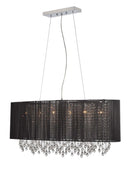 Six Light Dual Sconce<br /><span style="color:#4AB0CE;">Entrega: 4-10 dias en USA</span><br /><span style="color:#4AB0CE;font-size:60%;">PREGUNTE POR ENTREGA EN PANAMA</span><br />Collection: Beverly Dr.<br />Finish: Black Silk String