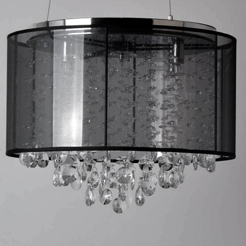LED Dual Sconce<br /><span style="color:#4AB0CE;">Entrega: 4-10 dias en USA</span><br /><span style="color:#4AB0CE;font-size:60%;">PREGUNTE POR ENTREGA EN PANAMA</span><br />Collection: Riverside Dr.<br />Finish: Black Organza Silk