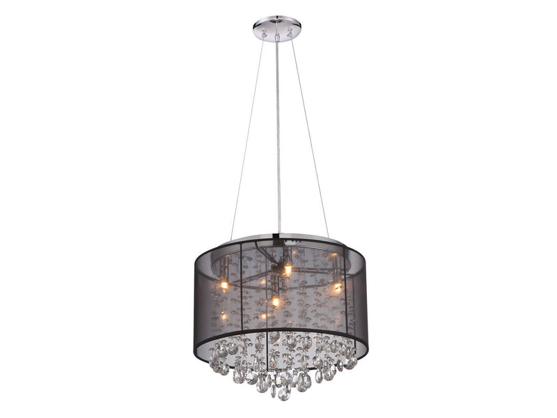 LED Dual Sconce<br /><span style="color:#4AB0CE;">Entrega: 4-10 dias en USA</span><br /><span style="color:#4AB0CE;font-size:60%;">PREGUNTE POR ENTREGA EN PANAMA</span><br />Collection: Riverside Dr.<br />Finish: Black Organza Silk