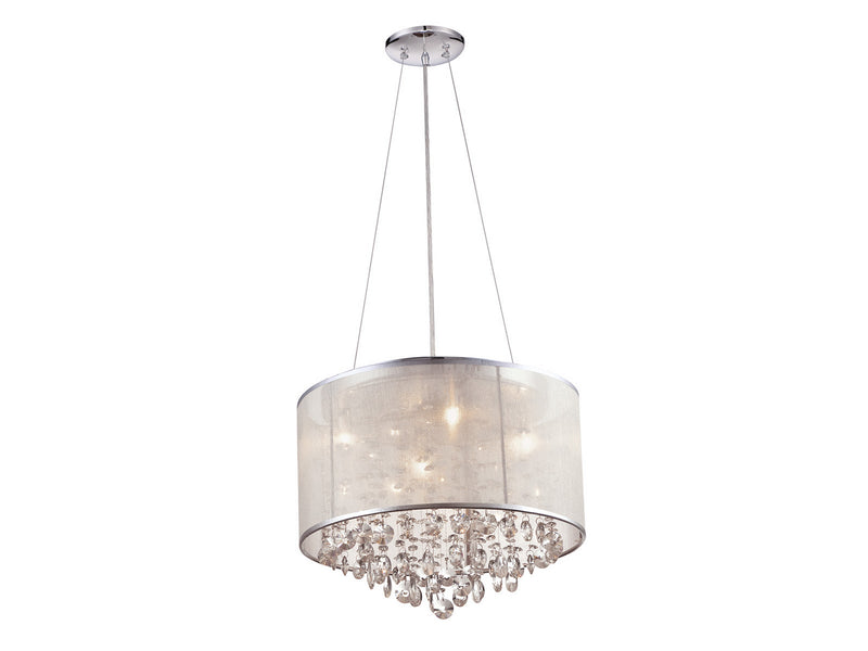 LED Dual Sconce<br /><span style="color:#4AB0CE;">Entrega: 4-10 dias en USA</span><br /><span style="color:#4AB0CE;font-size:60%;">PREGUNTE POR ENTREGA EN PANAMA</span><br />Collection: Riverside Dr.<br />Finish: Silver Organza Silk
