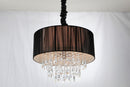 Five Light Chandelier<br /><span style="color:#4AB0CE;">Entrega: 4-10 dias en USA</span><br /><span style="color:#4AB0CE;font-size:60%;">PREGUNTE POR ENTREGA EN PANAMA</span><br />Collection: Vineland Ave.<br />Finish: Black Silk String