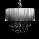 Five Light Chandelier<br /><span style="color:#4AB0CE;">Entrega: 4-10 dias en USA</span><br /><span style="color:#4AB0CE;font-size:60%;">PREGUNTE POR ENTREGA EN PANAMA</span><br />Collection: Vineland Ave.<br />Finish: Silver Silk String