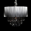 Five Light Chandelier<br /><span style="color:#4AB0CE;">Entrega: 4-10 dias en USA</span><br /><span style="color:#4AB0CE;font-size:60%;">PREGUNTE POR ENTREGA EN PANAMA</span><br />Collection: Vineland Ave.<br />Finish: Silver Silk String