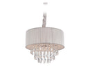 Five Light Chandelier<br /><span style="color:#4AB0CE;">Entrega: 4-10 dias en USA</span><br /><span style="color:#4AB0CE;font-size:60%;">PREGUNTE POR ENTREGA EN PANAMA</span><br />Collection: Vineland Ave.<br />Finish: Silver Silk String