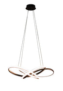 LÁMPARA MODERNA DE TECHO COLGANTE LED 30W, INTERRUPTOR CCT: 30K,40K,60K, EMITE 17000LM,110-240V, 50-60HZ.