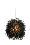 One Light Mini Pendant<br /><span style="color:#4AB0CE;">Entrega: 4-10 dias en USA</span><br /><span style="color:#4AB0CE;font-size:60%;">PREGUNTE POR ENTREGA EN PANAMA</span><br />Collection: Urchin<br />Finish: Black