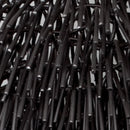 Varaluz - 169M01SBL - One Light Mini Pendant - Urchin - Black