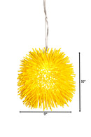 One Light Mini Pendant<br /><span style="color:#4AB0CE;">Entrega: 4-10 dias en USA</span><br /><span style="color:#4AB0CE;font-size:60%;">PREGUNTE POR ENTREGA EN PANAMA</span><br />Collection: Urchin<br />Finish: Un-Mellow Yellow