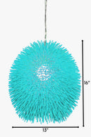 One Light Pendant<br /><span style="color:#4AB0CE;">Entrega: 4-10 dias en USA</span><br /><span style="color:#4AB0CE;font-size:60%;">PREGUNTE POR ENTREGA EN PANAMA</span><br />Collection: Urchin<br />Finish: Aqua Velvet