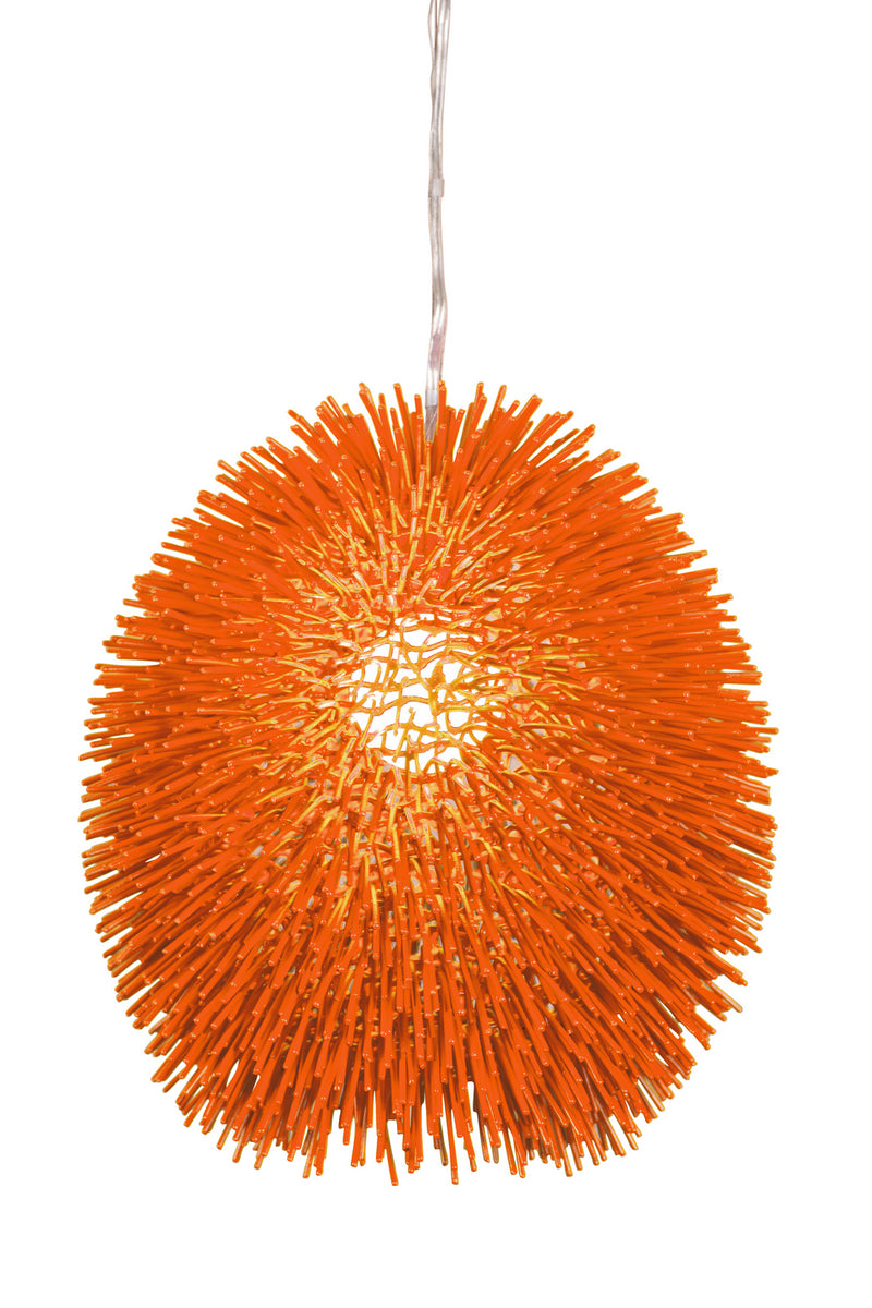 One Light Pendant<br /><span style="color:#4AB0CE;">Entrega: 4-10 dias en USA</span><br /><span style="color:#4AB0CE;font-size:60%;">PREGUNTE POR ENTREGA EN PANAMA</span><br />Collection: Urchin<br />Finish: Electric Pumpkin