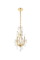 Elegant Lighting - 2800D12G/RC - Four Light Pendant - Maria Theresa - Gold