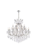 Elegant Lighting - 2800D36C/RC - 24 Light Chandelier - Maria Theresa - Chrome