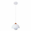 Lámpara de Techo Colgante 1xE27-40W Acabado Blanco 110-240V.