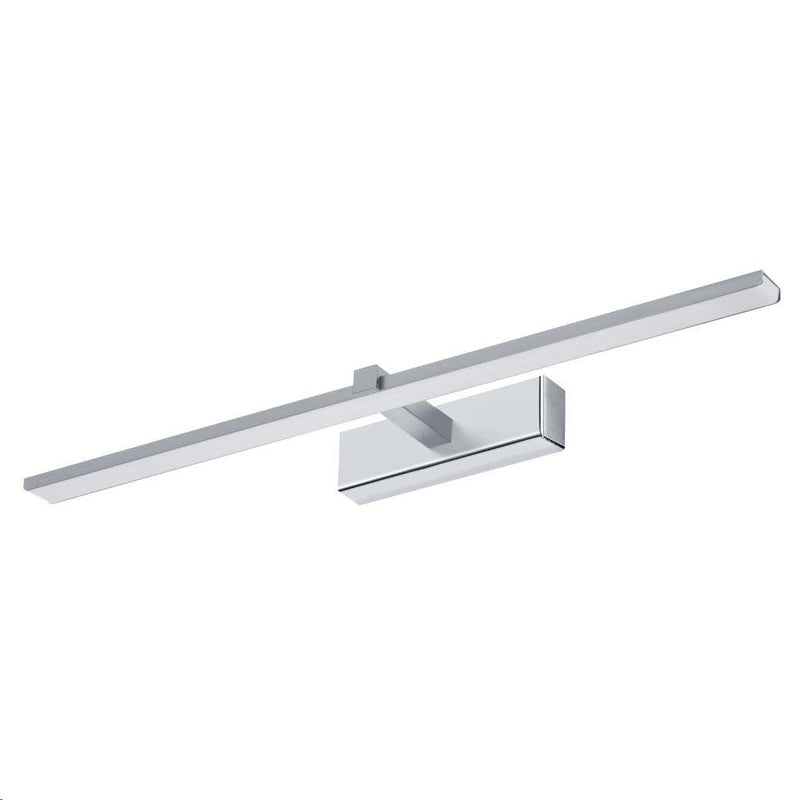 LÁMPARA MODERNA DE PARED LED 15W, 30K,40K,60K,110-240V, 50-60HZ,  IP44, ACABADO CROMO.