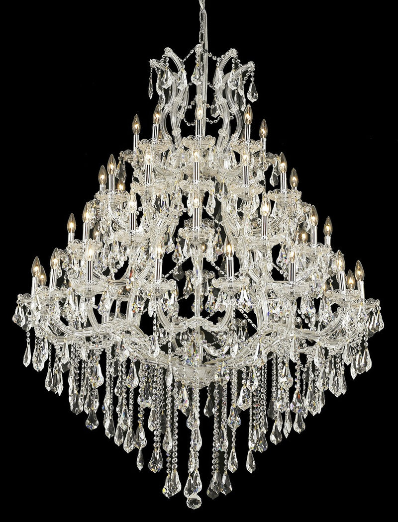 Elegant Lighting - 2801G46C/RC - 49 Light Chandelier - Maria Theresa - Chrome