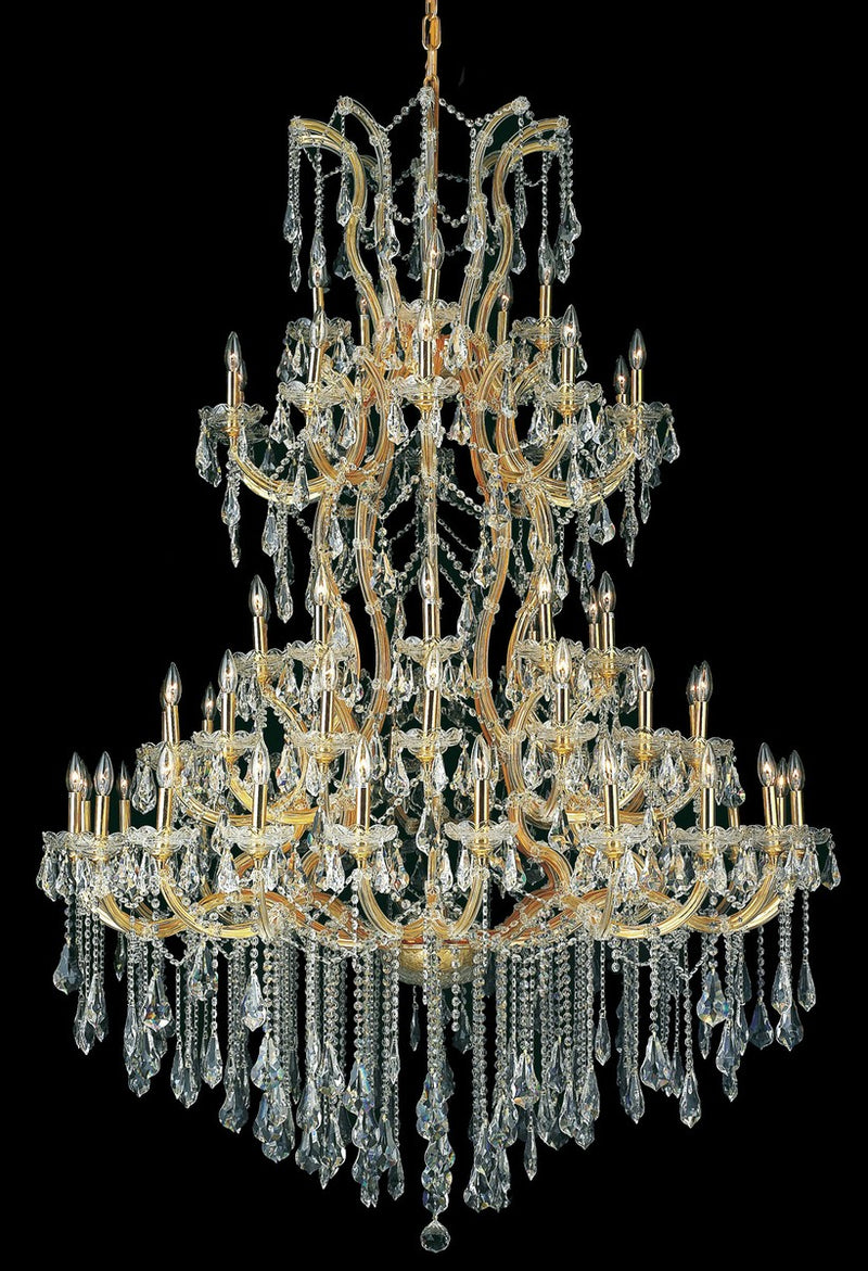 Elegant Lighting - 2801G54G/RC - 61 Light Chandelier - Maria Theresa - Gold