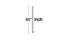 Visual Comfort Fan - DR60PN - Downrod - Universal Downrod - Polished Nickel