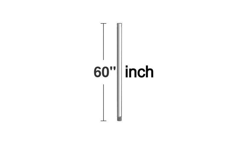 Visual Comfort Fan - DR60PN - Downrod - Universal Downrod - Polished Nickel