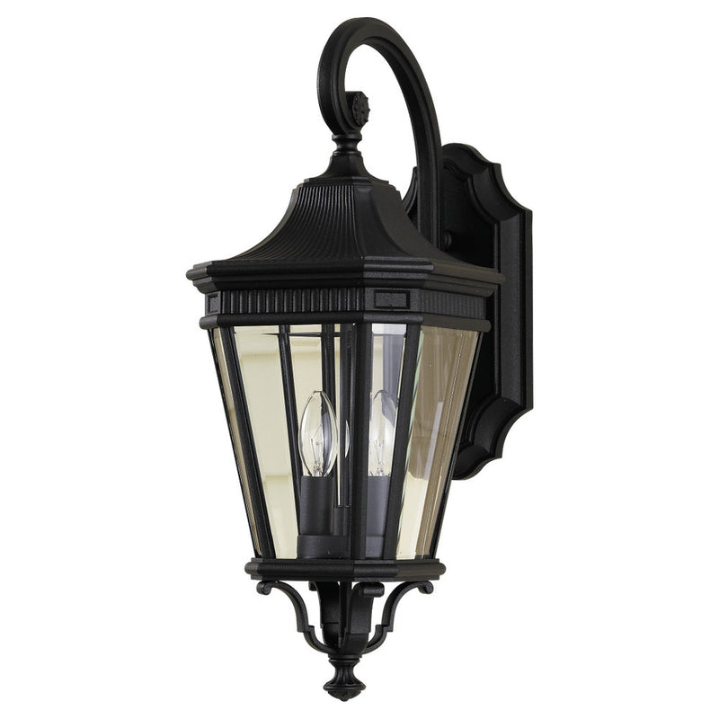 Generation Lighting - OL5401BK - Two Light Outdoor Fixture - Cotswold Lane - Black