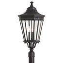 Generation Lighting - OL5408BK - Three Light Outdoor Fixture - Cotswold Lane - Black